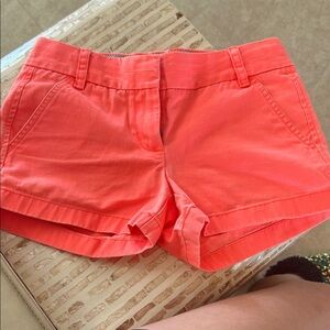 J. Crew Vibrant Coral Women's Shorts